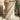 Garden Side Table Drum Shape Beige Poly Rattan and Solid Wood