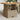 Garden Table Beige 80x80x71 cm Poly Rattan and Acacia Wood