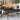 Garden Table with Acacia Wood Top Black Ø110x71 cm Poly Rattan