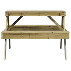 Picnic Table 105x134x75 cm Impregnated Wood Pine