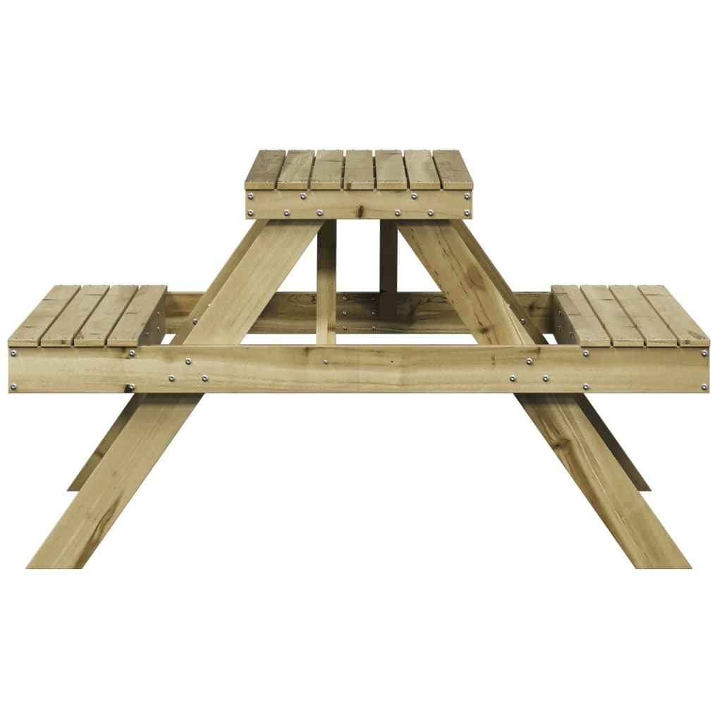Picnic Table 105x134x75 cm Impregnated Wood Pine