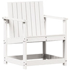3 Piece Garden Lounge Set White Solid Wood Pine