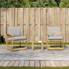 3 Piece Garden Lounge Set Impregnated Wood Pine