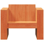 Garden Sofa Wax Brown 79x60x62 cm Solid Wood Pine