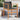 Garden Chairs 2 pcs Black Poly Rattan&Solid Wood