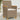 Garden Chairs with Cushions 2 pcs Beige Poly Rattan&Solid Wood