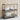 Bar Cart 3-Tier Grey Poly Rattan and Solid Wood Acacia