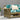 Garden Armrest Sofa with Side Table Impregnated Wood Pine