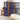 5-Panel Room Divider Dark Blue 350x180 cm
