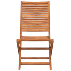 Folding Garden Chairs 2 pcs Solid Wood Acacia