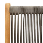 Garden Chairs 2 pcs Grey Solid Wood Acacia and Polypropylene