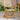Garden Chairs 2 pcs Beige Solid Wood Acacia and Poly Rattan