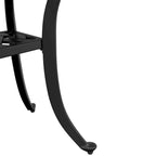 Garden Table Black 53x53x53 cm Cast Aluminium