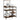 Baker's Rack Smoked Oak 90x40x132 cm Engineered Wood and Metal