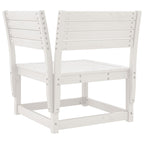 3 Piece Garden Sofa Set White Solid Wood Pine