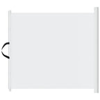 Retractable Pet Gate White 82.5x125 cm