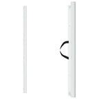 Retractable Pet Gate White 102.5x125 cm