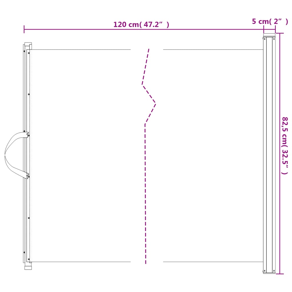 Retractable Pet Gate 82.5X125 Cm