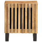 Bedside Cabinet 40x34x46 cm Solid Wood Rough Mango