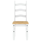 Dining Chairs 2 pcs Corona White 42x47x107 cm Solid Wood Pine