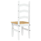 Dining Chairs 2 pcs Corona White 42x47x107 cm Solid Wood Pine