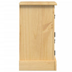 Bedside Cabinet Corona 35x32.5x58 cm Solid Wood Pine