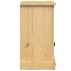 Bedside Cabinet Corona 45x35x64 cm Solid Wood Pine