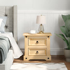 Bedside Cabinet Corona 53x39x47 cm Solid Wood Pine