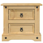 Bedside Cabinet Corona 53x39x47 cm Solid Wood Pine