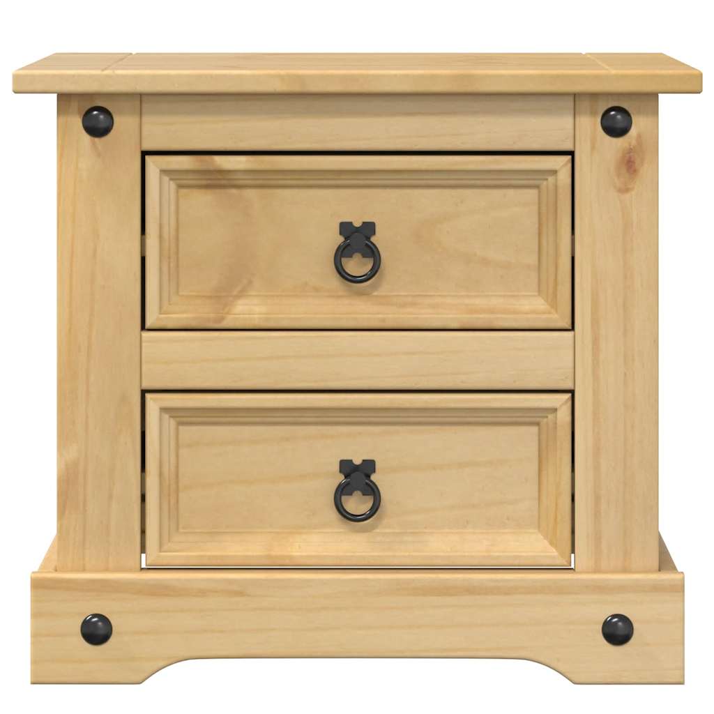 Bedside Cabinet Corona 53x39x47 cm Solid Wood Pine