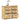 Chest of Drawers Corona 110x43x91 cm Solid Wood Pine