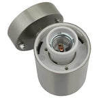 Outdoor Wall Light Silver 12 x 7.5 x 27 cm Stainless steel