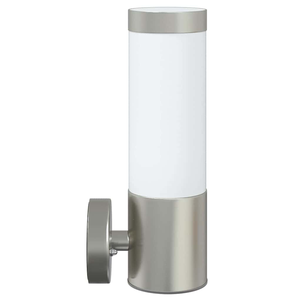 Outdoor Wall Light Silver 12 x 7.5 x 27 cm Stainless steel