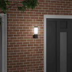 Outdoor Wall Light Black 12 x 8.5 x 27 cm
