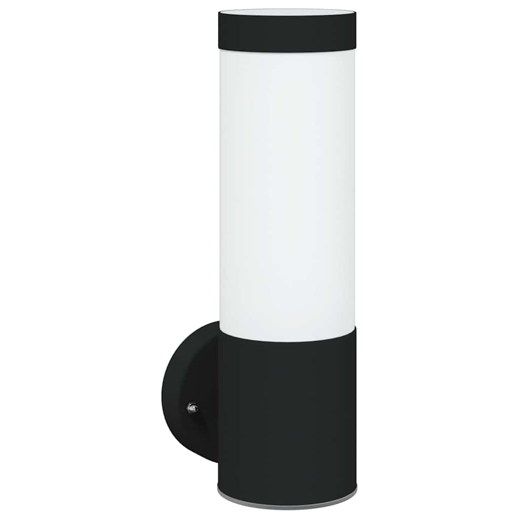 Outdoor Wall Light Black 12 x 8.5 x 27 cm