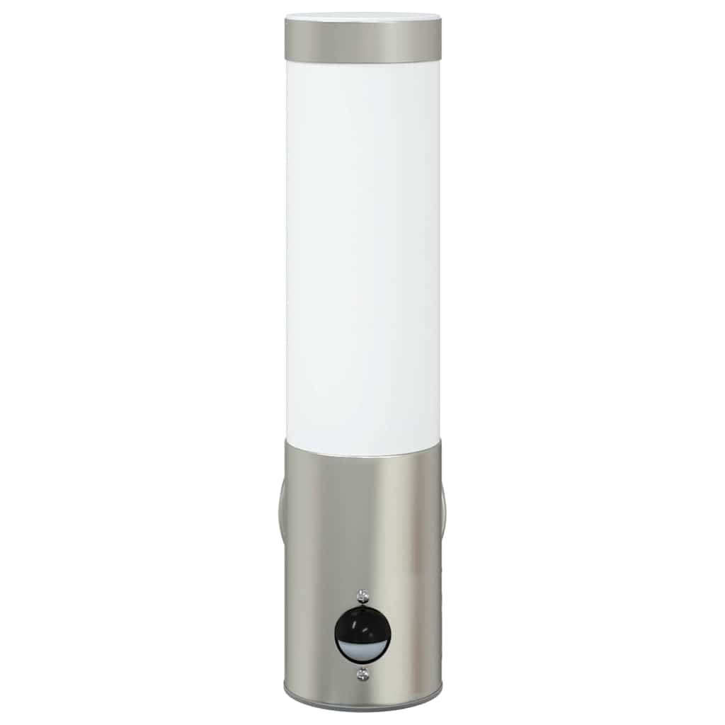 Outdoor Wall Light Silver 12 x 7.5 x 29 cm Stainless steel