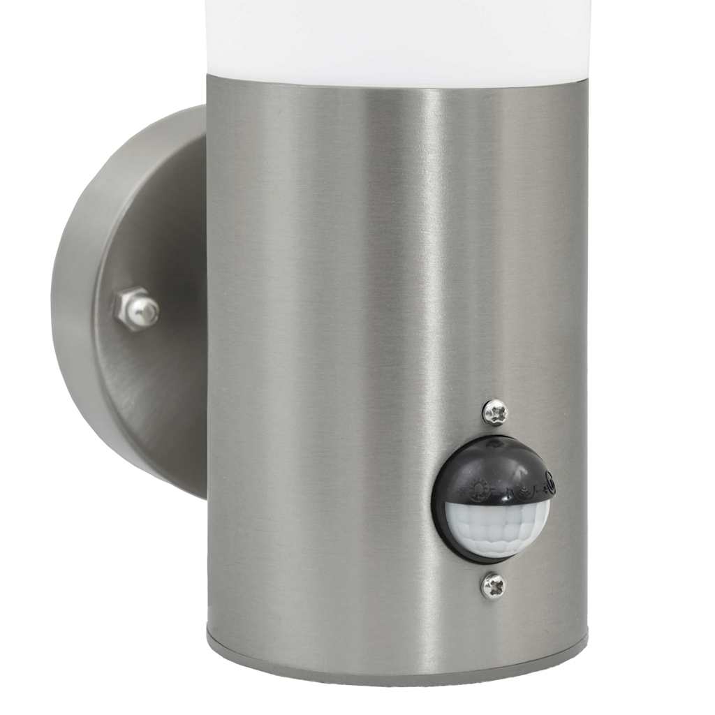 Outdoor Wall Lights 2 pcs Silver 12 x 7.5 x 29 cm