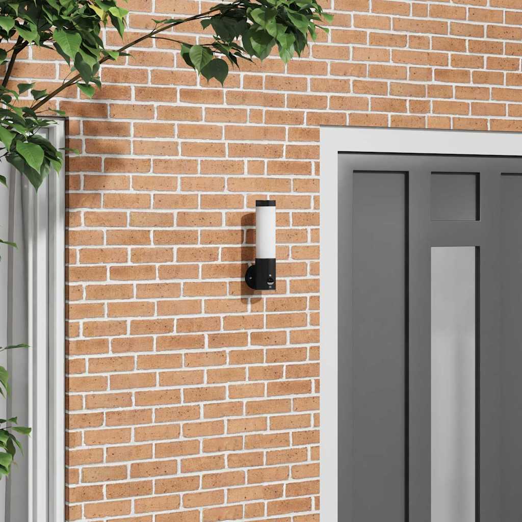 Outdoor Wall Light Black 12 x 7.5 x 29 cm Stainless steel