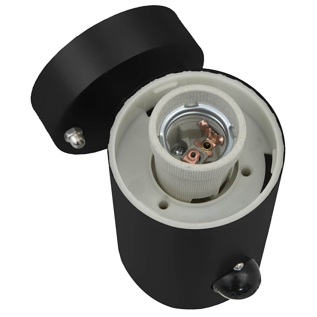 Outdoor Wall Light 2 pcs Black 12 x 8.5 x 29 cm