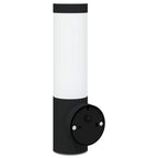 Outdoor Wall Light 2 pcs Black 12 x 8.5 x 29 cm