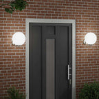 Outdoor Wall Light 2 pcs Silver 29 x 25 x 33 cm