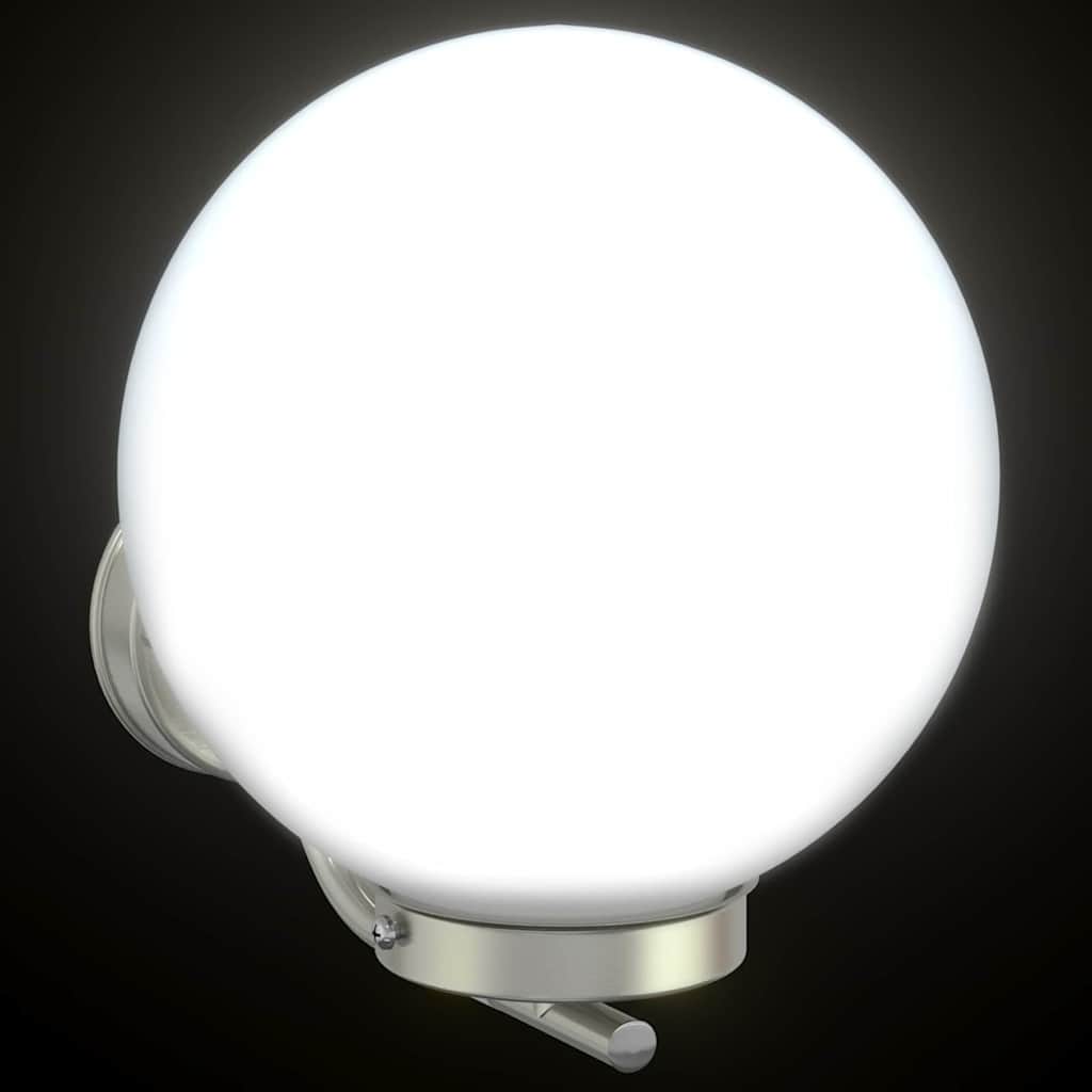 Outdoor Wall Light 2 pcs Silver 29 x 25 x 33 cm