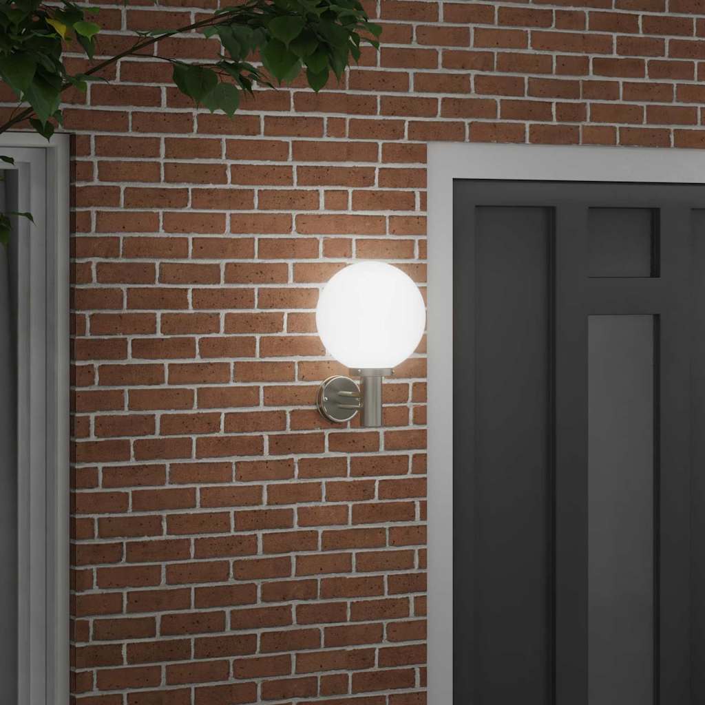Outdoor Wall Light Silver 28 x 25 x 38 cm
