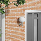 Outdoor Wall Light Silver 28 x 25 x 38 cm