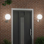 Outdoor Wall Light 2 pcs Silver 28 x 25 x 38 cm