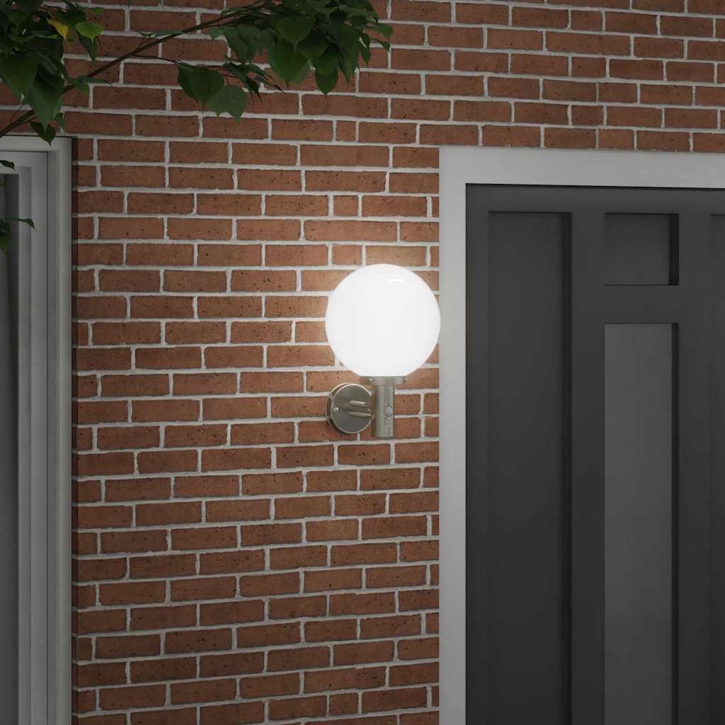Outdoor Wall Light Silver 28 x 25 x 38 cm