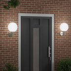 Outdoor Wall Light 2 pcs Silver 28 x 25 x 38 cm