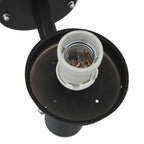 Outdoor Wall Light Black 28 x 25 x 38 cm