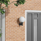 Outdoor Wall Light Black 28 x 25 x 38 cm