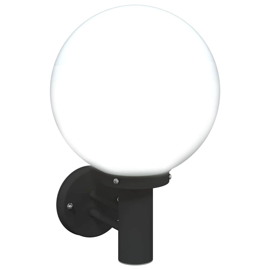 Outdoor Wall Light 2 pcs Black 28 x 25 x 38 cm